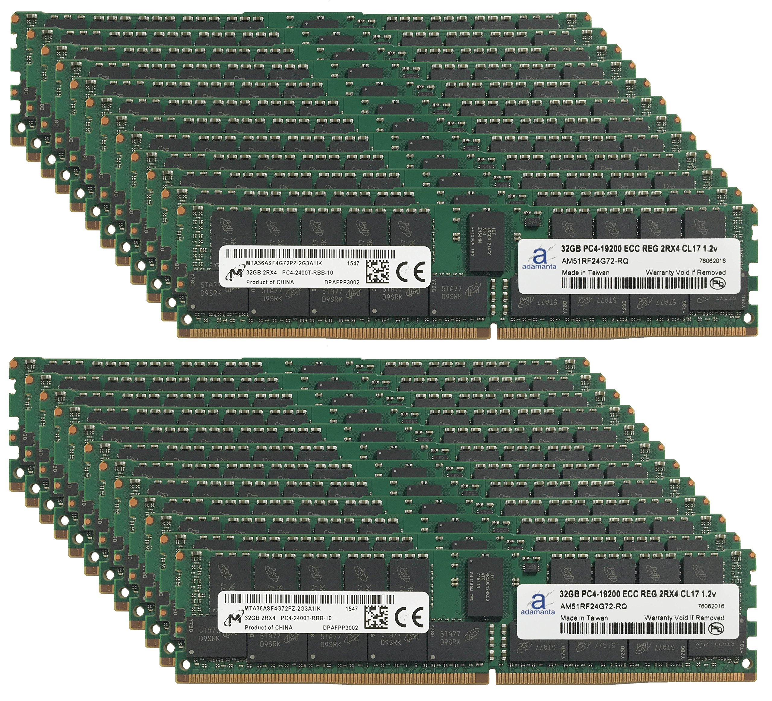 メモリ 32GB DDR4 Micron - DDR4 - module - 64 GB - DIMM 288-pin - 3200 MHz